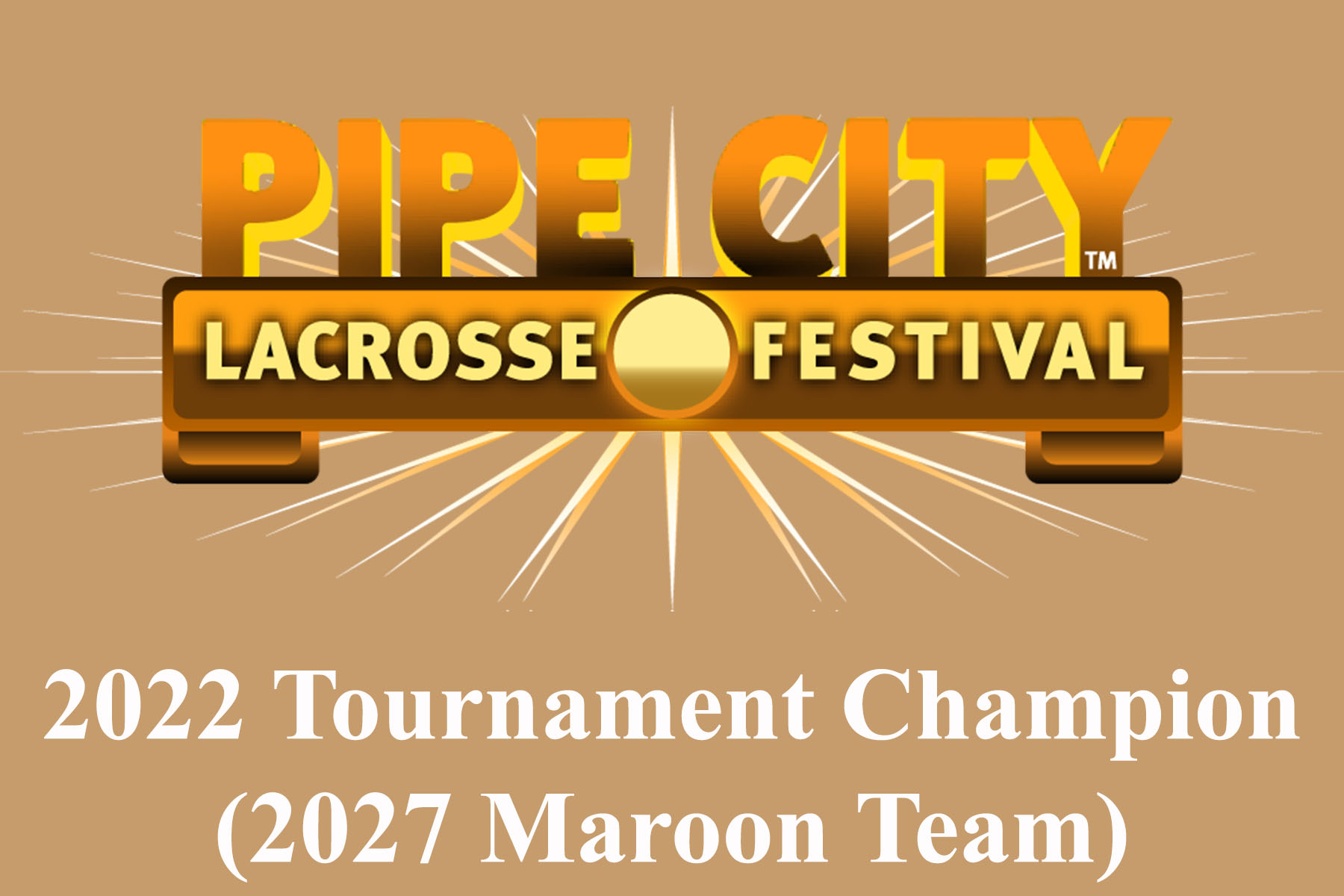 Pipe City Championship Button (2027 Maroon)