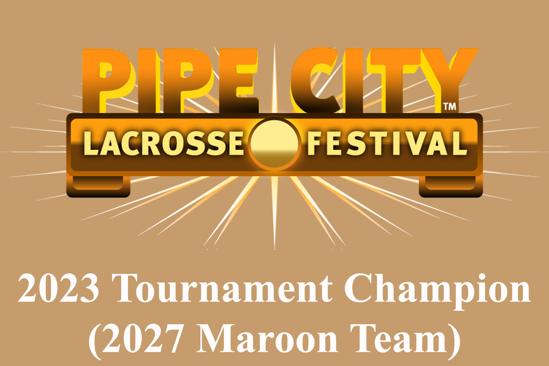 2023 Pipe City Championship Button (27 Maroon)