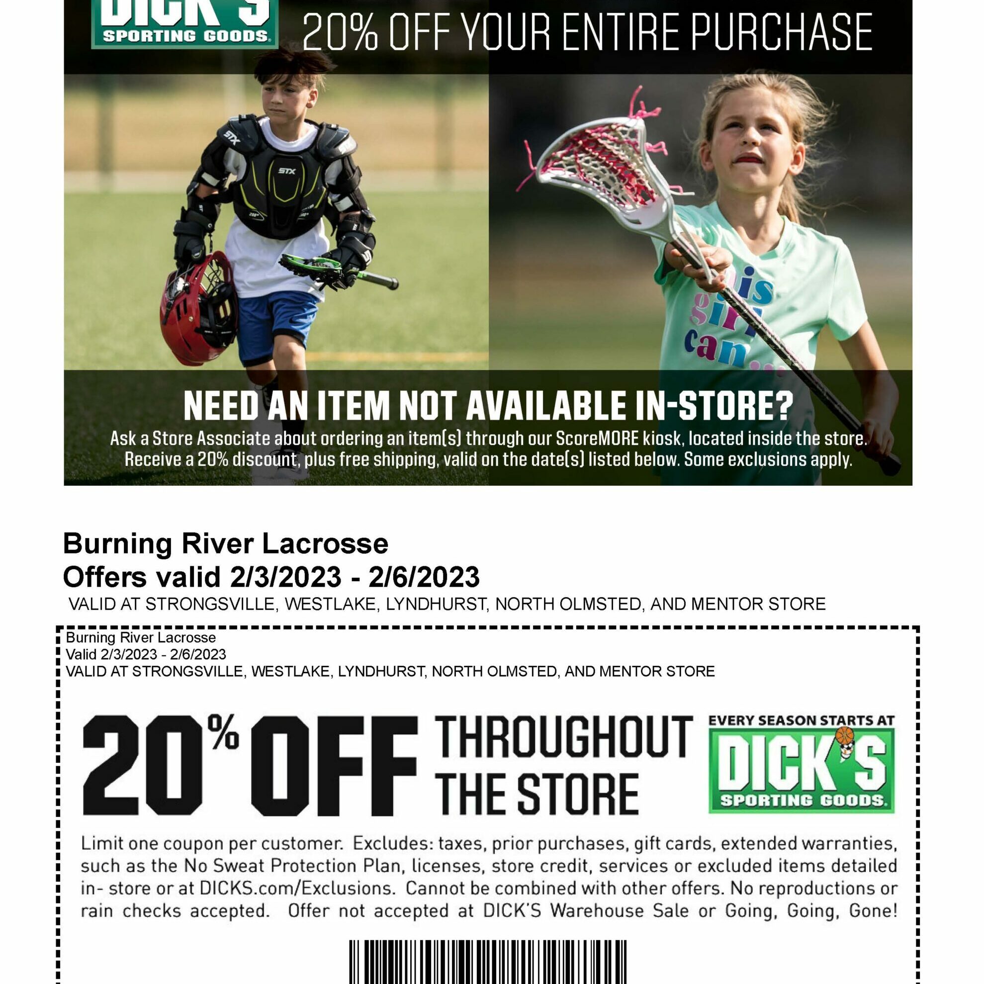 Burning River Lacrosse 2023 Shop Day